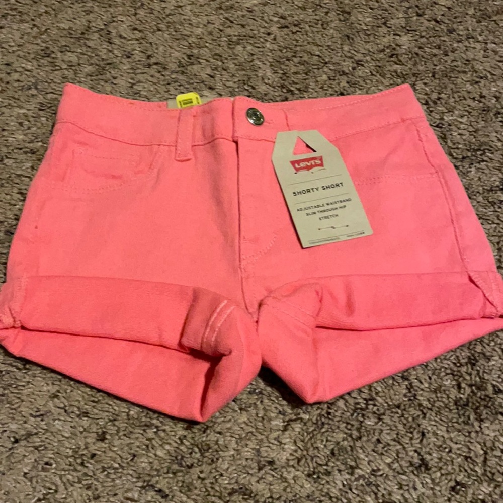 Levi’s girls shorty pink shorts